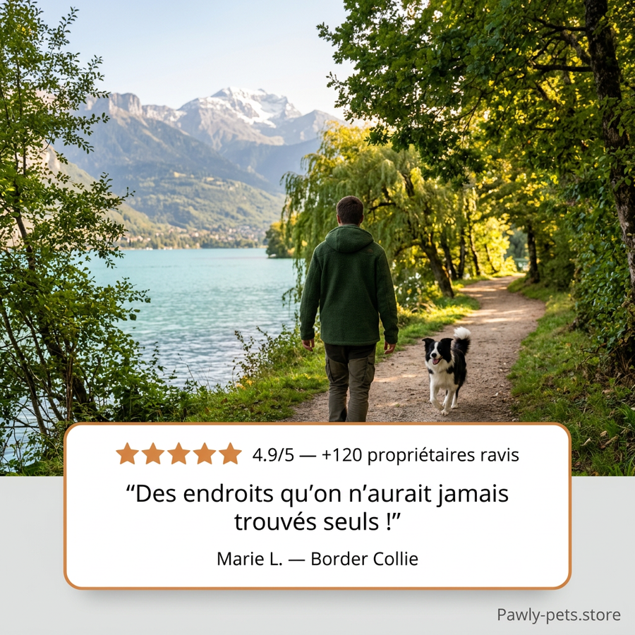 10 Promenades secrètes pour Chiens autour de Annecy
