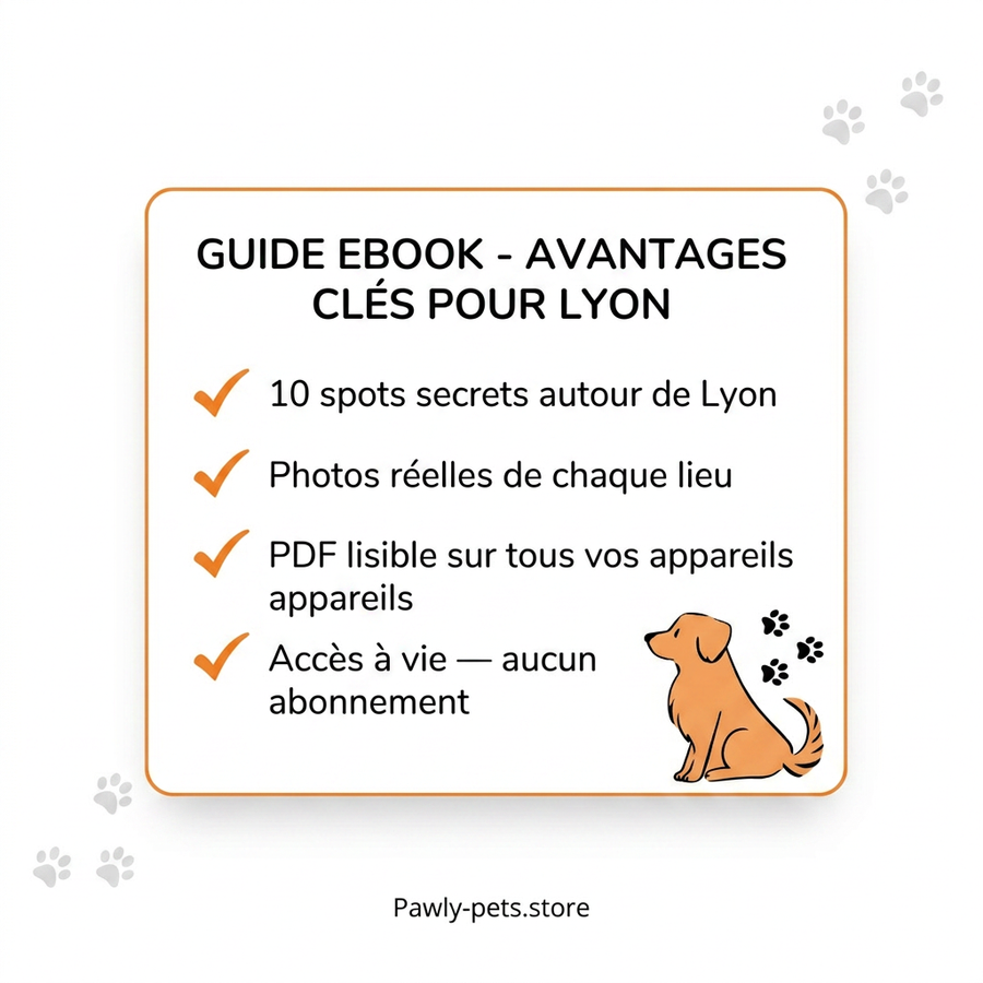 10 Promenades secrètes pour Chiens autour de Lyon