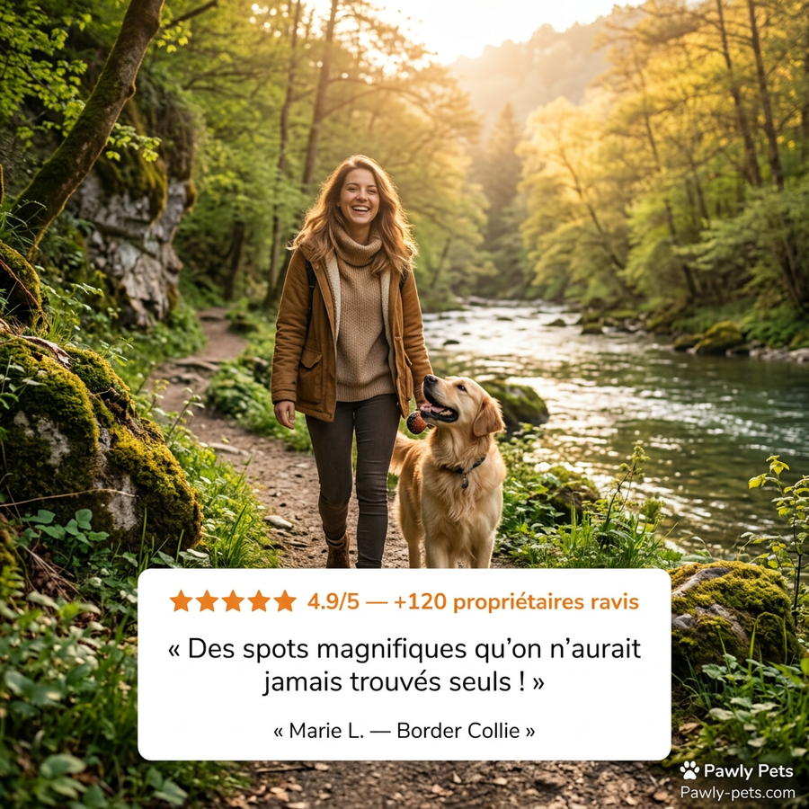 10 Promenades secrètes pour Chiens autour de Lyon
