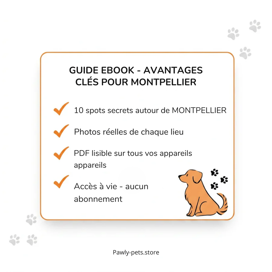 10 Promenades secrètes pour Chiens autour de Montpellier