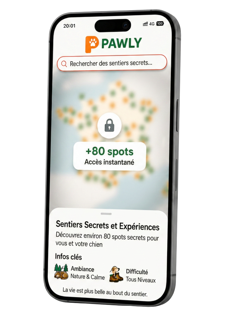 La carte Pawly des spots dog-friendly