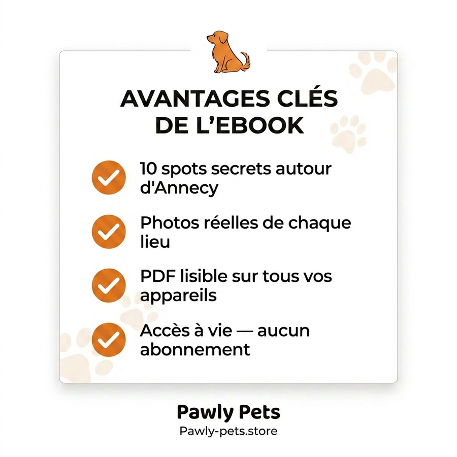 10 Promenades secrètes pour Chiens autour de Annecy